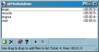 akMediaAdmin 1.1.1 Screenshot